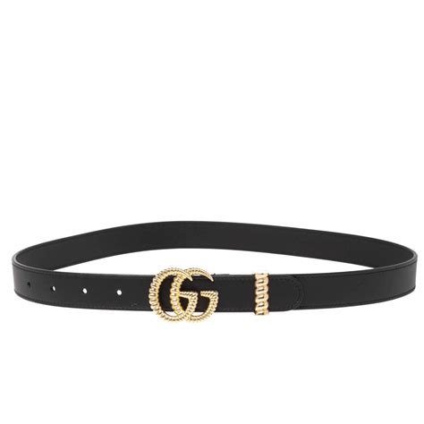 gucci belt with double g|gucci leather belt with torchon double g buckle.